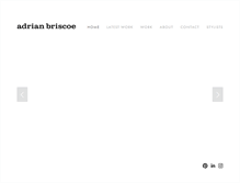 Tablet Screenshot of adrianbriscoe.com